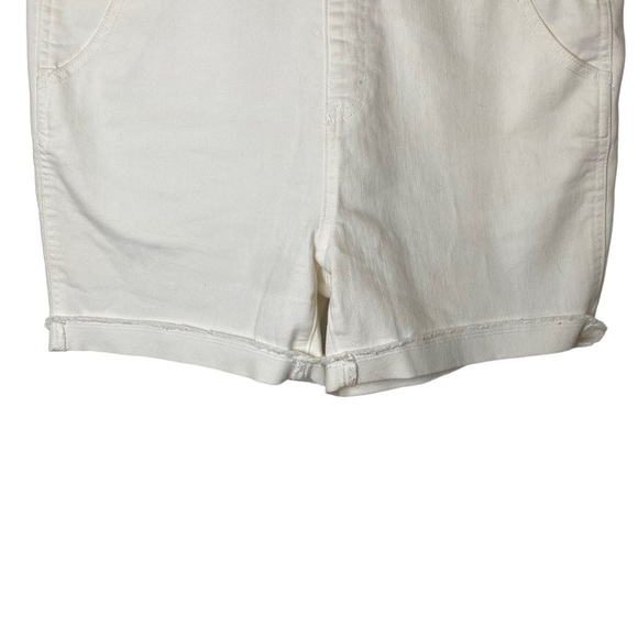 GAP Overall‎ Shorts Size Small White Denim - Picture 4 of 13